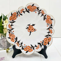 Wileman (early Shelley) Pattern 6031 Daisy Wreath Set of 2 Cake Plates - Exquisite Homewares 