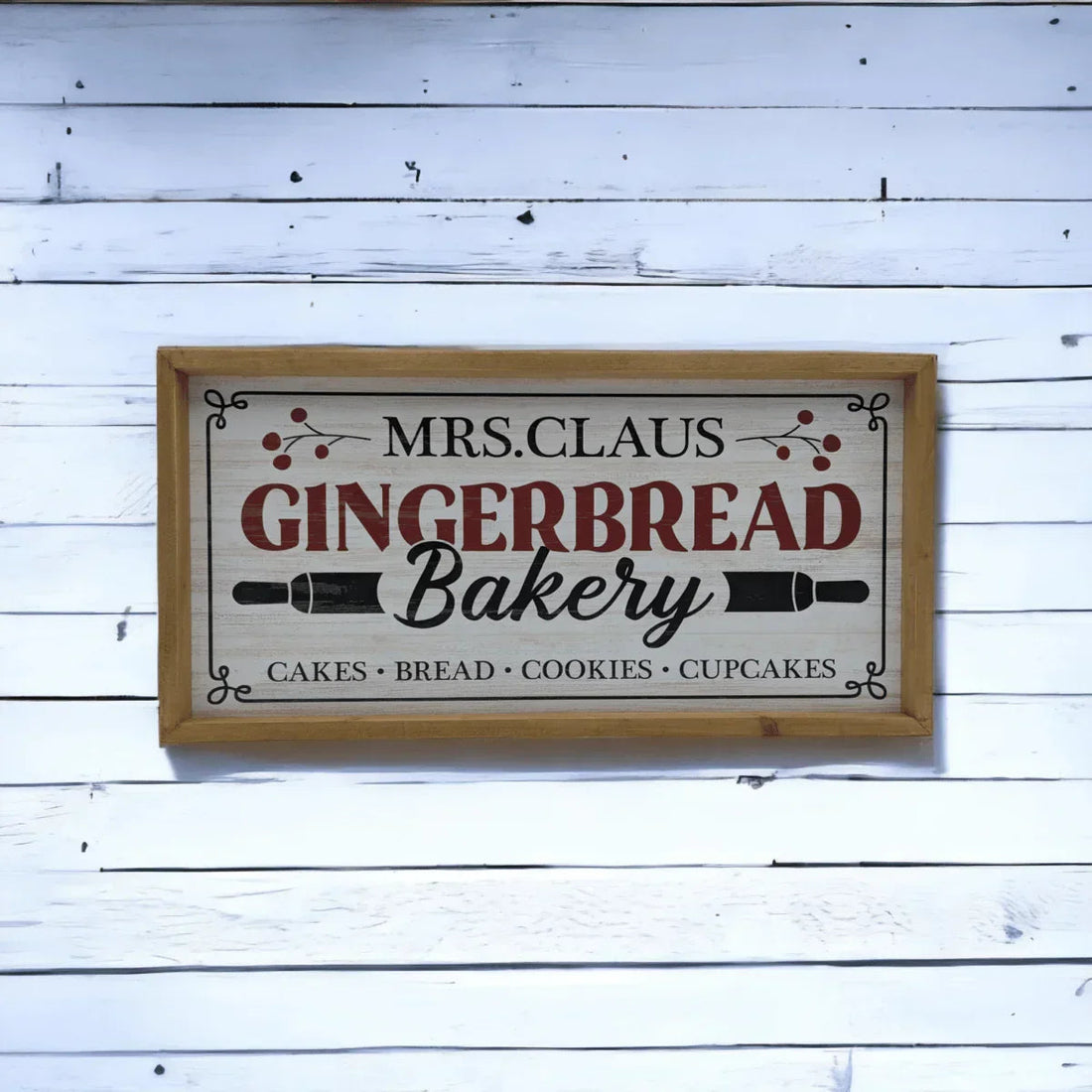 Wooden Gingerbread Bakery Sign - Exquisite Homewares 