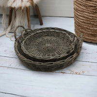 Woven Willow Tray - House Journey