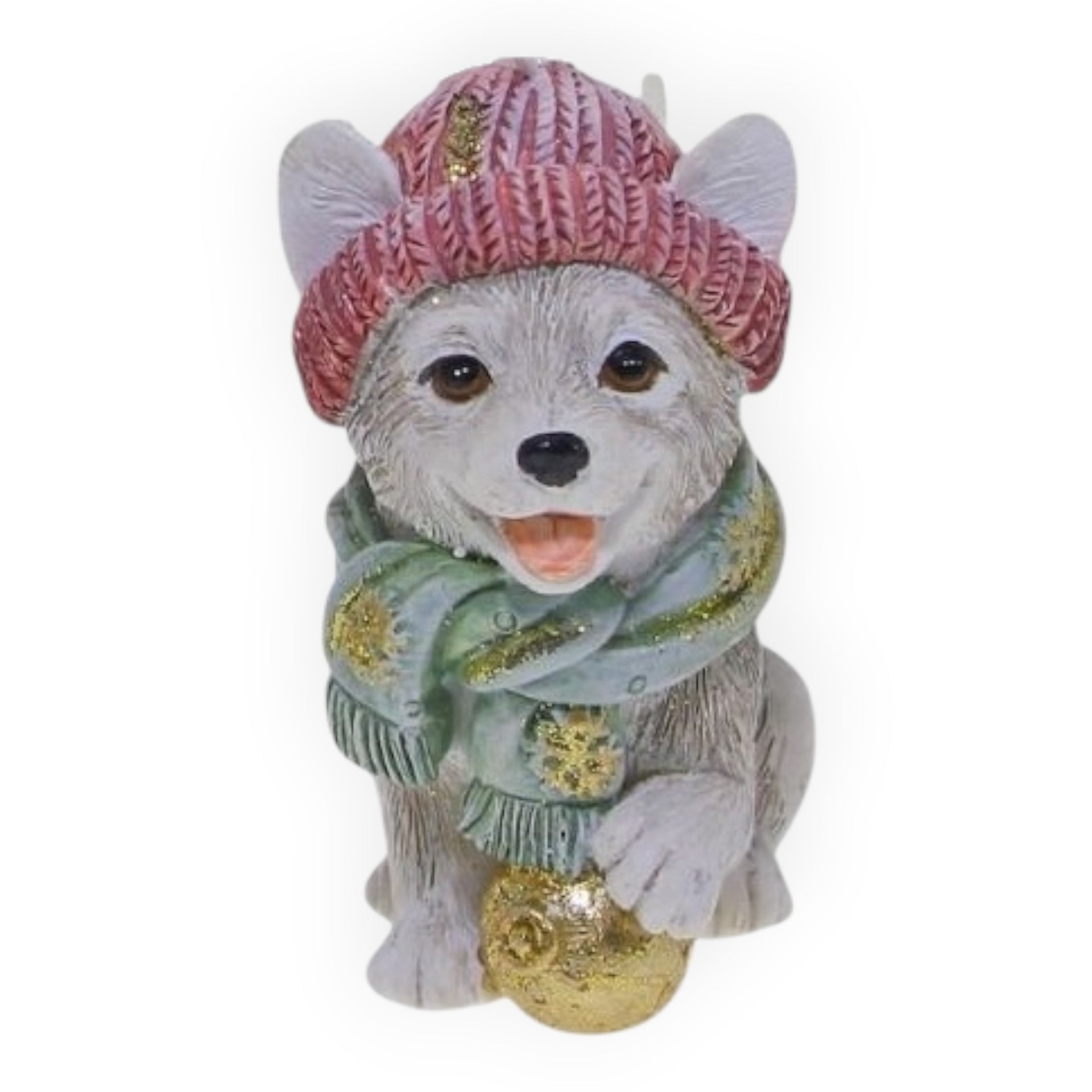 Pastel Christmas Dogs 10cm - Assorted