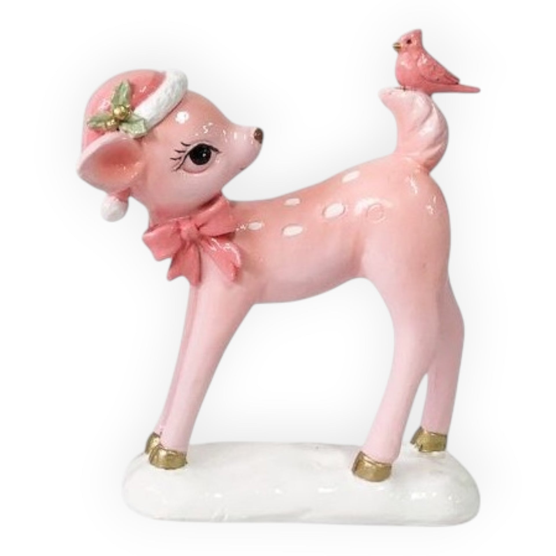 Pink Standing Deer - 16cm Assorted