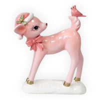 Pink Standing Deer - 16cm Assorted