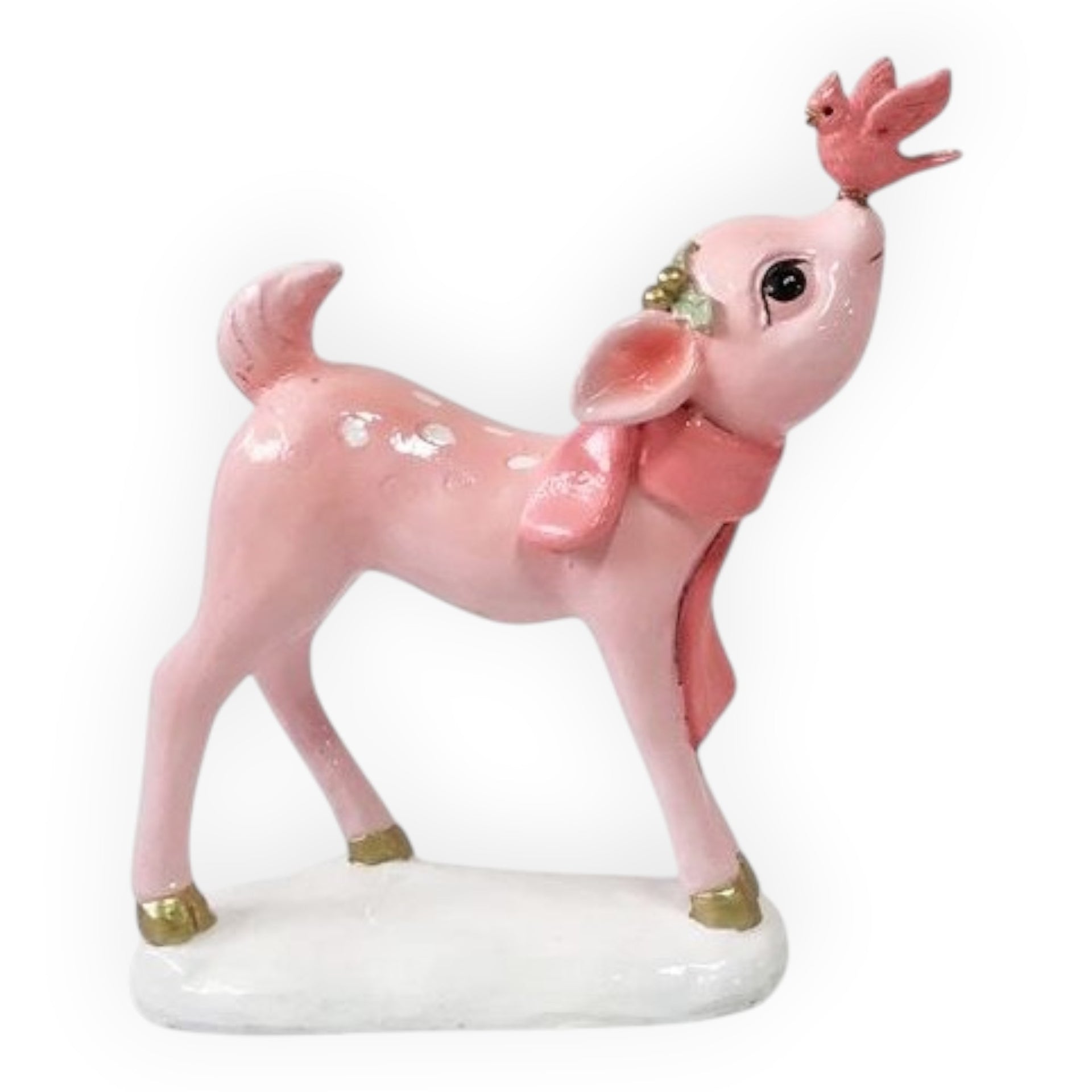 Pink Standing Deer - 16cm Assorted