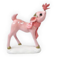 Pink Standing Deer - 16cm Assorted