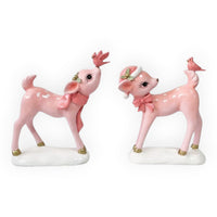 Pink Standing Deer - 16cm Assorted
