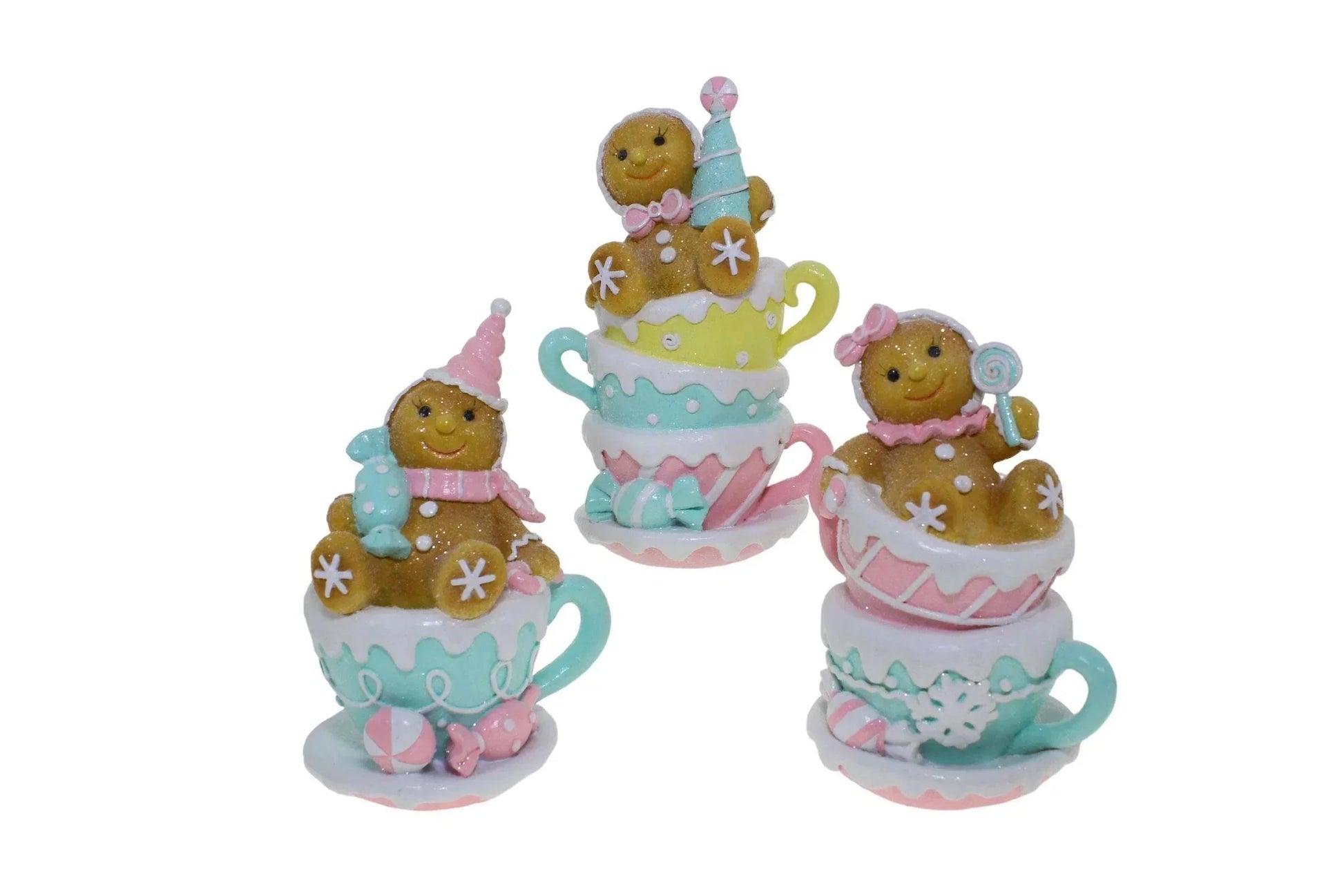 19.5cm Gingerbread Teacup - Exquisite Homewares 