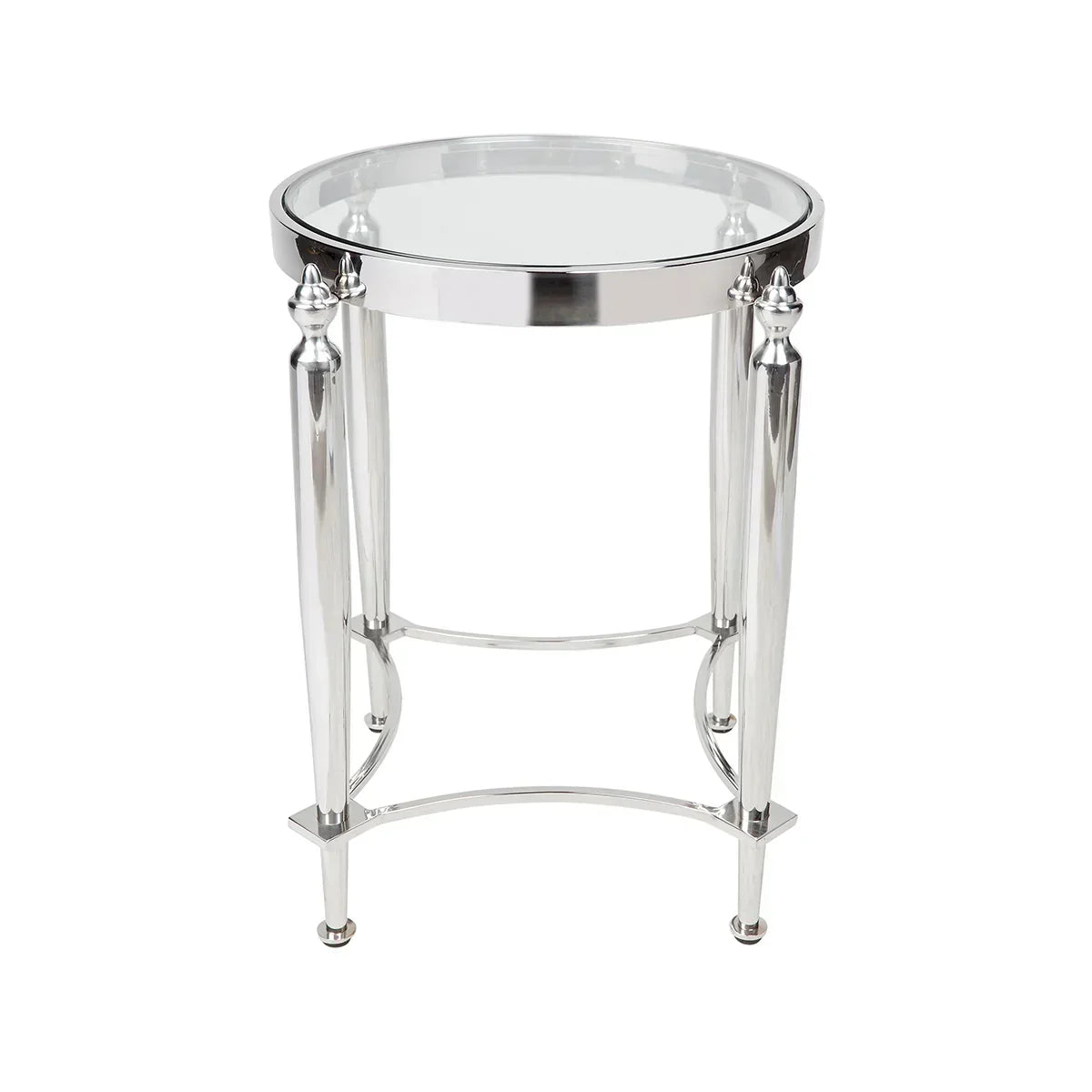 Jak Console Table Jak Glass Side Table - Nickel