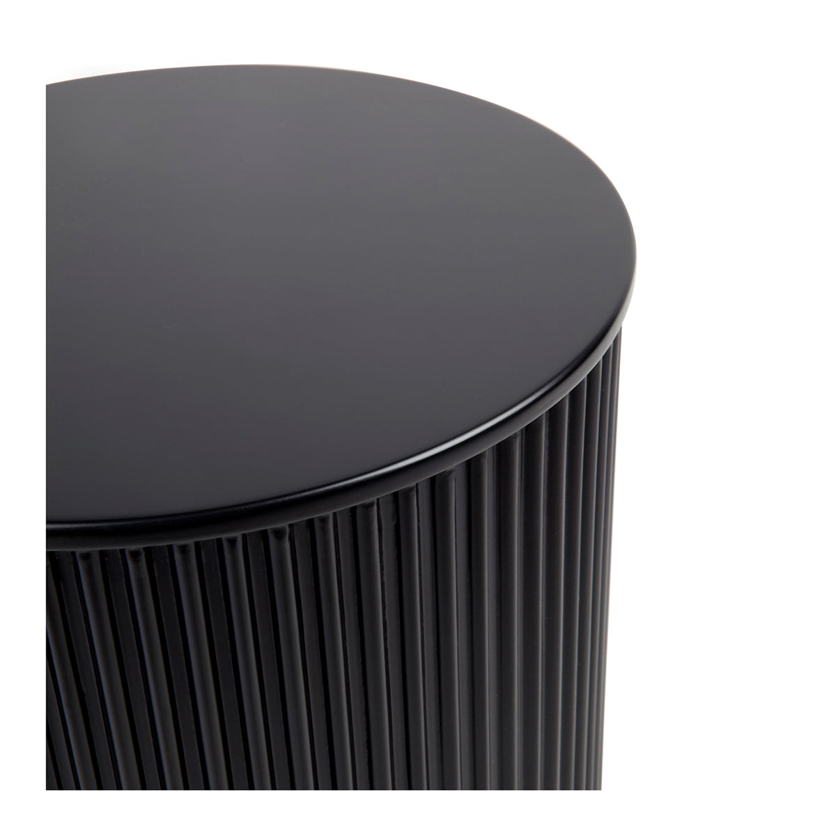 Nomad Round Side Table - Black