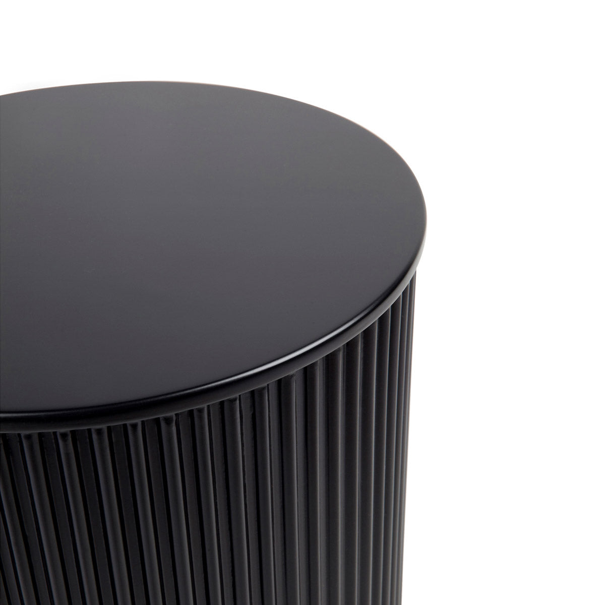 Nomad Round Side Table - Black