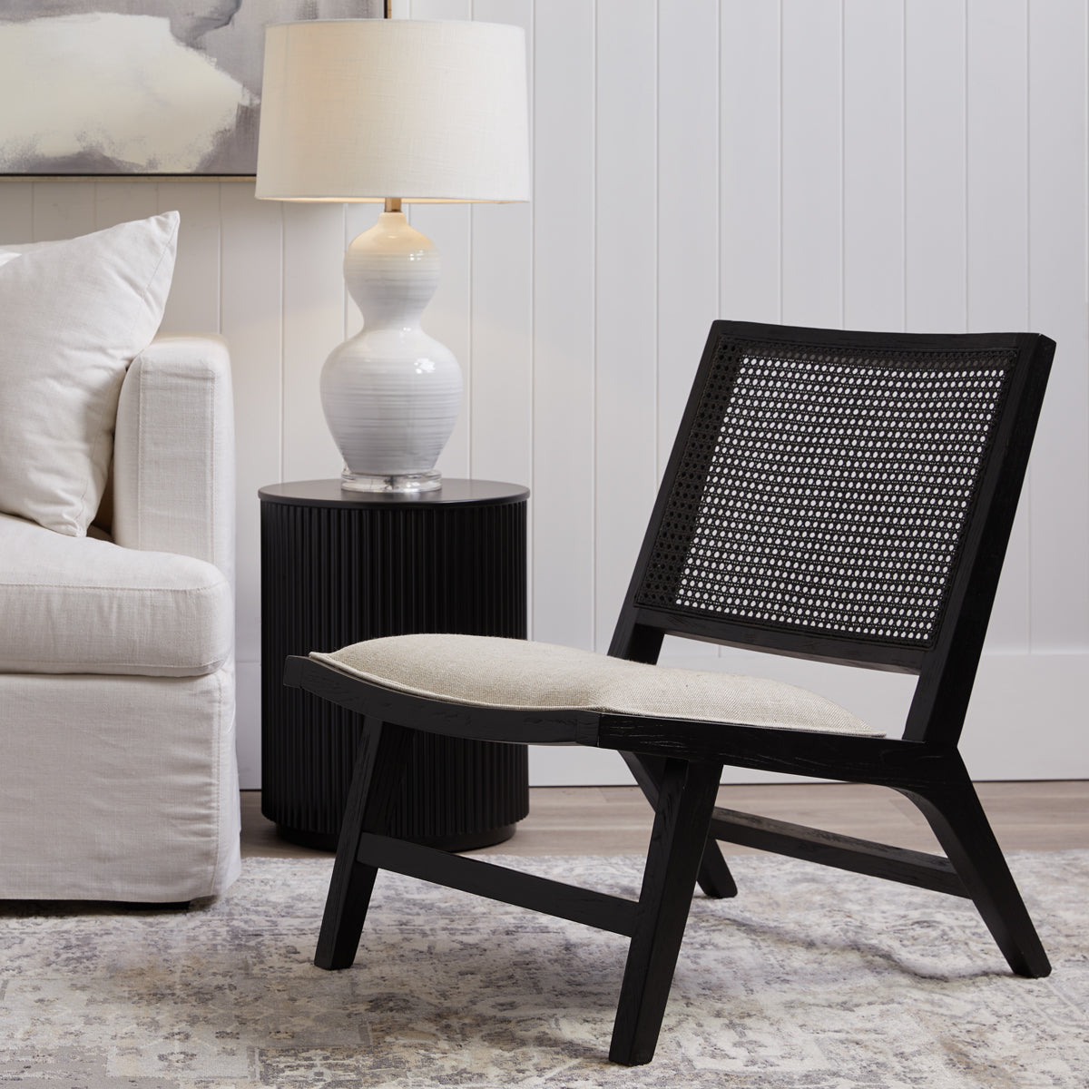 Nomad Round Side Table - Black