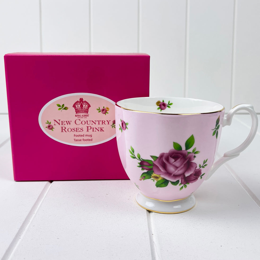 Royal Albert New Country Roses Pink Footed Mug