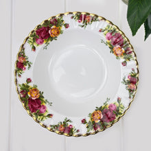 Load image into Gallery viewer, Royal Albert Vintage Old Country Roses Rimmed Soup Bowl
