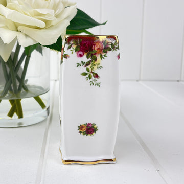 Royal Albert Vintage Old Country Roses Small Square Vase