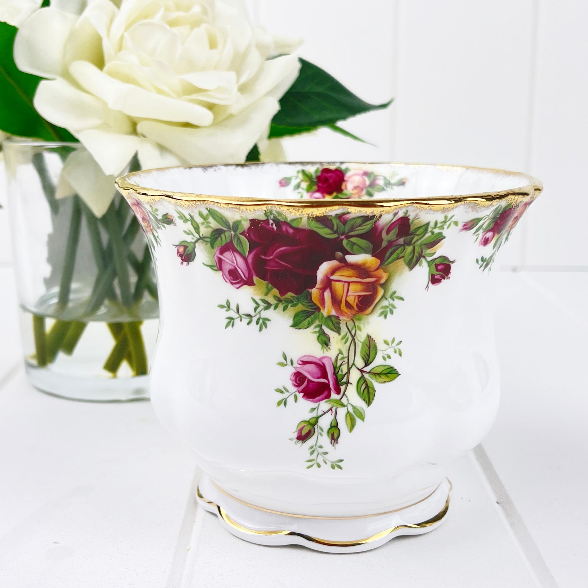 Royal Albert Old Country Roses Planter
