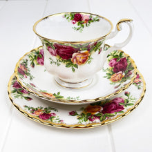 Load image into Gallery viewer, Royal Albert Vintage Old Country Roses Tea Trio
