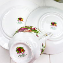 Load image into Gallery viewer, Royal Albert Vintage Old Country Roses Tea Trio
