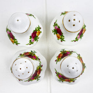 Royal Albert Vintage Old Country Roses Montrose Salt and Pepper Shakers