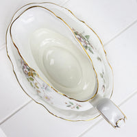 Royal Albert Vintage Haworth Gravy Boat and Underplate