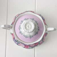 Royal Albert Rose Garland Covered Sugar Bowl