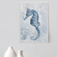 Load image into Gallery viewer, Seahorse Serenity Framed Canvas Print
