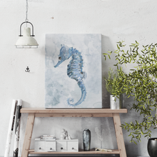 Load image into Gallery viewer, Seahorse Serenity Framed Canvas Print
