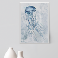 Load image into Gallery viewer, Enchanted Jellyfish Framed Canvas Print
