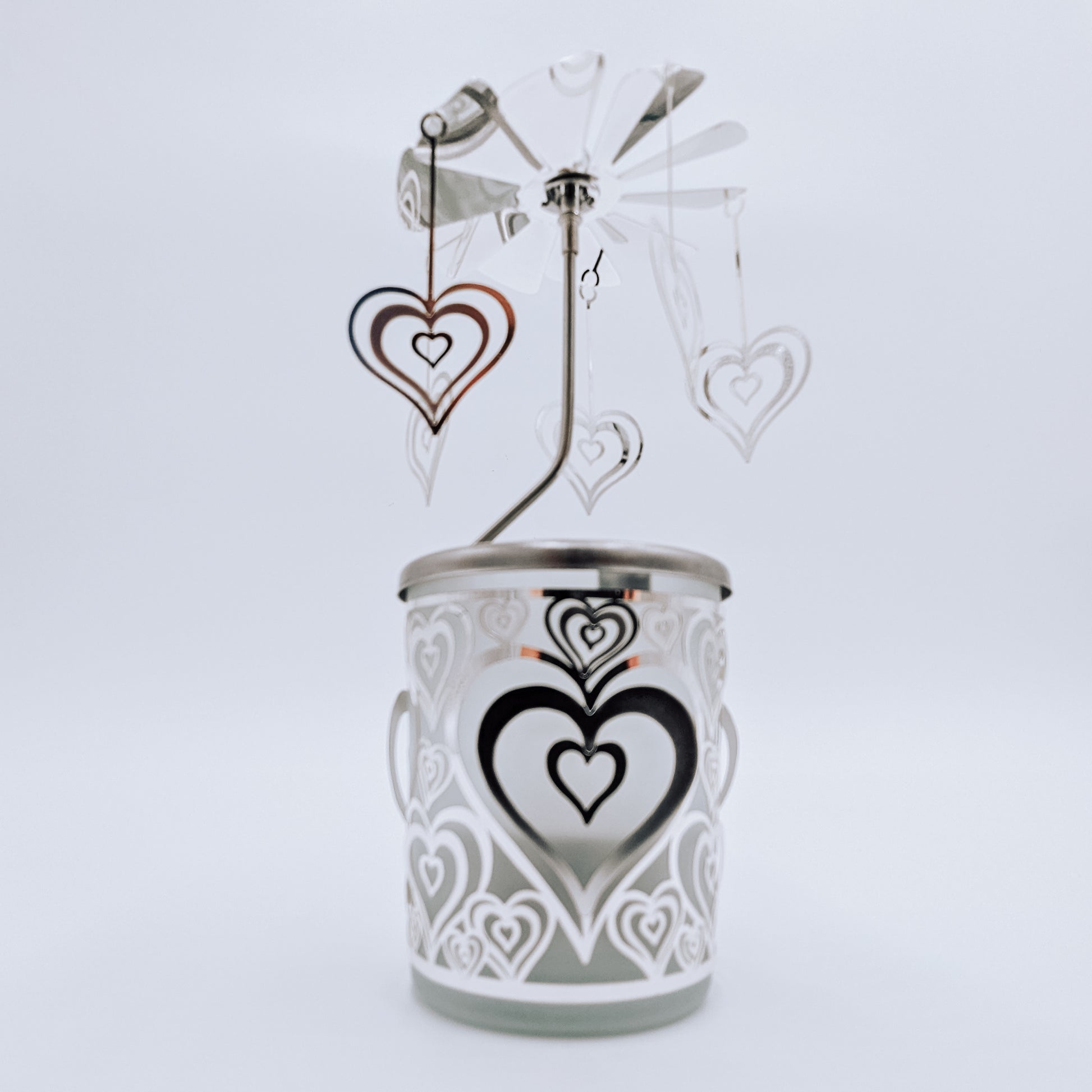 Candle Jar & Carousel - Love Heart