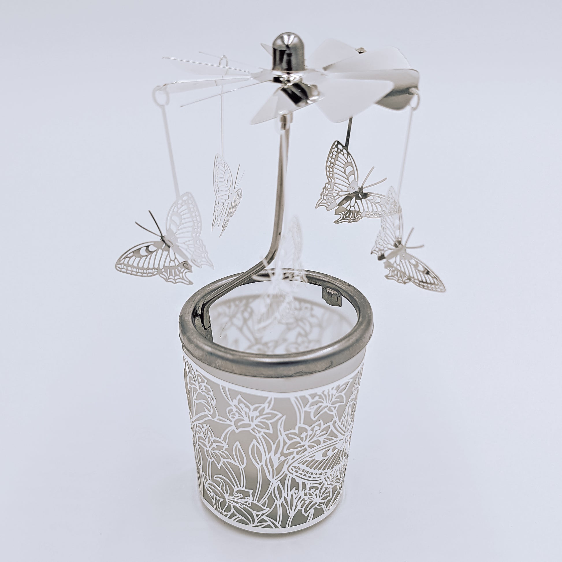 Candle Jar & Carousel - Butterfly