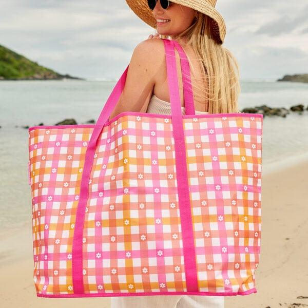 Annabel Trends Jumbo Beach Bag - Daisy