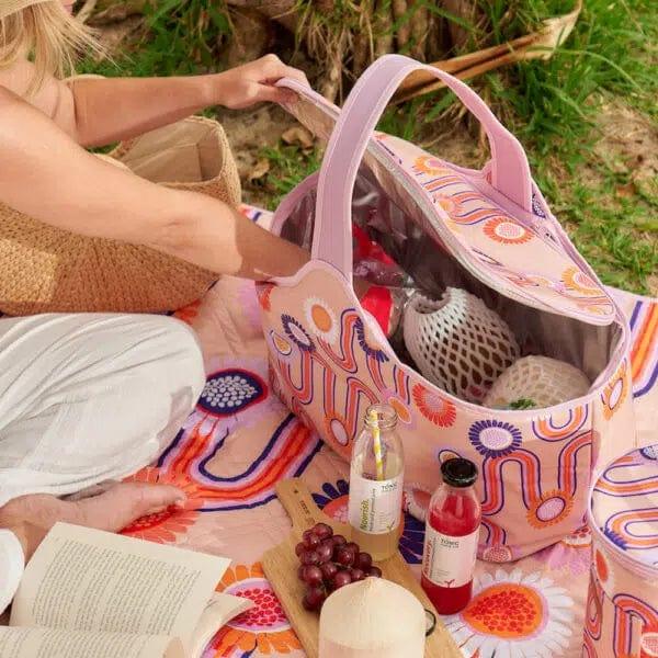 Annabel Trends Picnic Cooler Bag - Daisy
