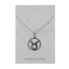 Load image into Gallery viewer, Annabel Trends Taurus Zodiac Pendant
