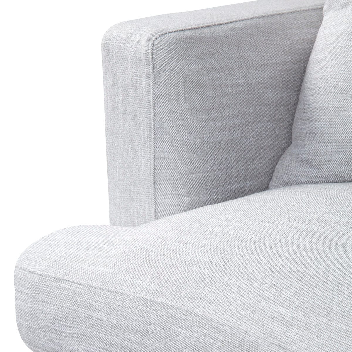 Cafe Lighting & Living Birkshire 3 Seater Slip Cover Sofa - Grey Linen