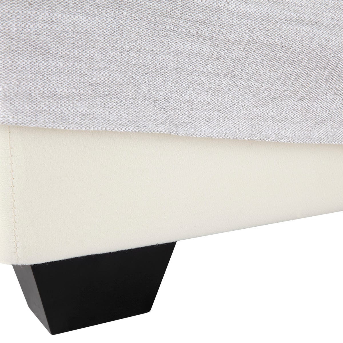 Cafe Lighting & Living Birkshire 3 Seater Slip Cover Sofa - Grey Linen