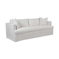 Cafe Lighting & Living Birkshire 3 Seater Slip Cover Sofa - Off White Linen