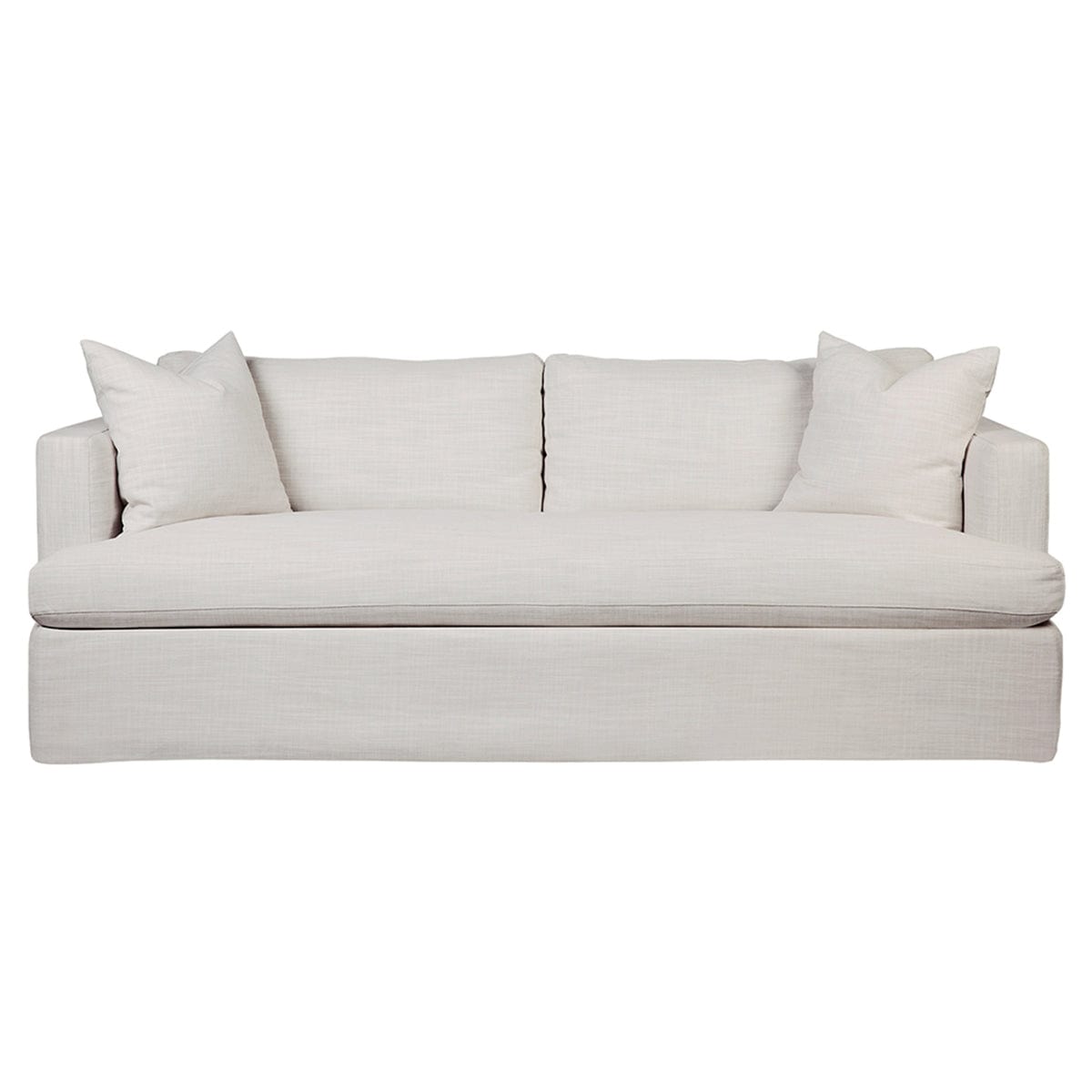 Cafe Lighting & Living Birkshire 3 Seater Slip Cover Sofa - Off White Linen