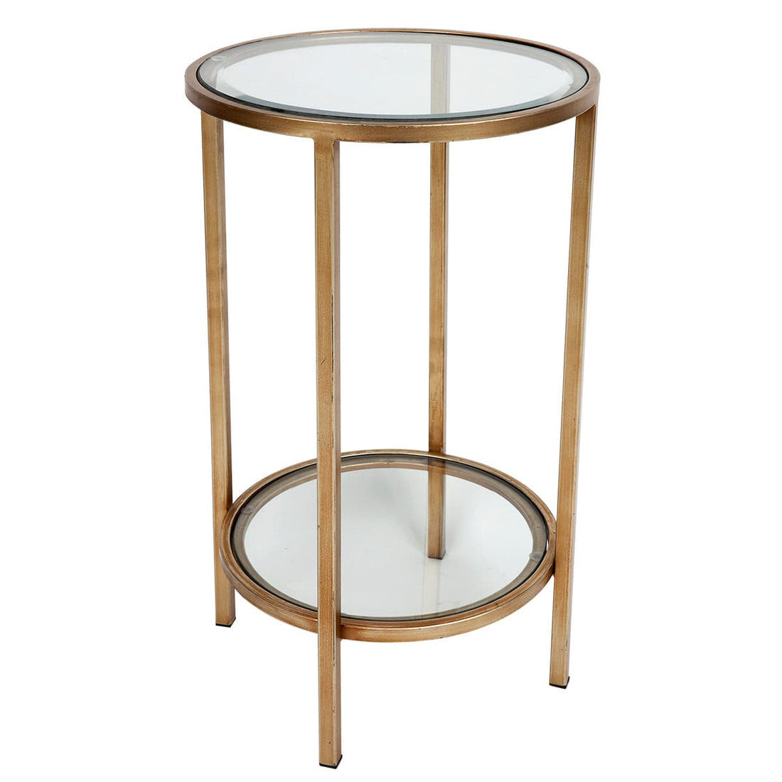 Cafe Lighting & Living Cocktail Glass Petite Side Table - Antique Gold
