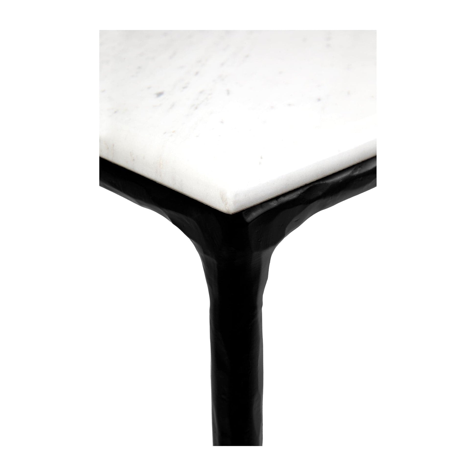 Cafe Lighting & Living Heston Marble Console Table - Medium Black
