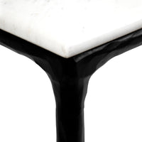 Cafe Lighting & Living Heston Marble Console Table - Medium Black