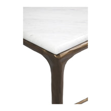 Load image into Gallery viewer, Cafe Lighting &amp; Living Heston Marble Console Table - Medium Brass
