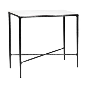 Cafe Lighting & Living Heston Marble Console Table - Small Black