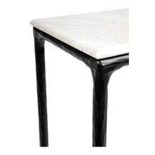 Load image into Gallery viewer, Cafe Lighting &amp; Living Heston Marble Console Table - Small Black
