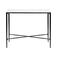 Cafe Lighting & Living Heston Marble Console Table - Small Black
