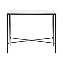 Load image into Gallery viewer, Cafe Lighting &amp; Living Heston Marble Console Table - Small Black
