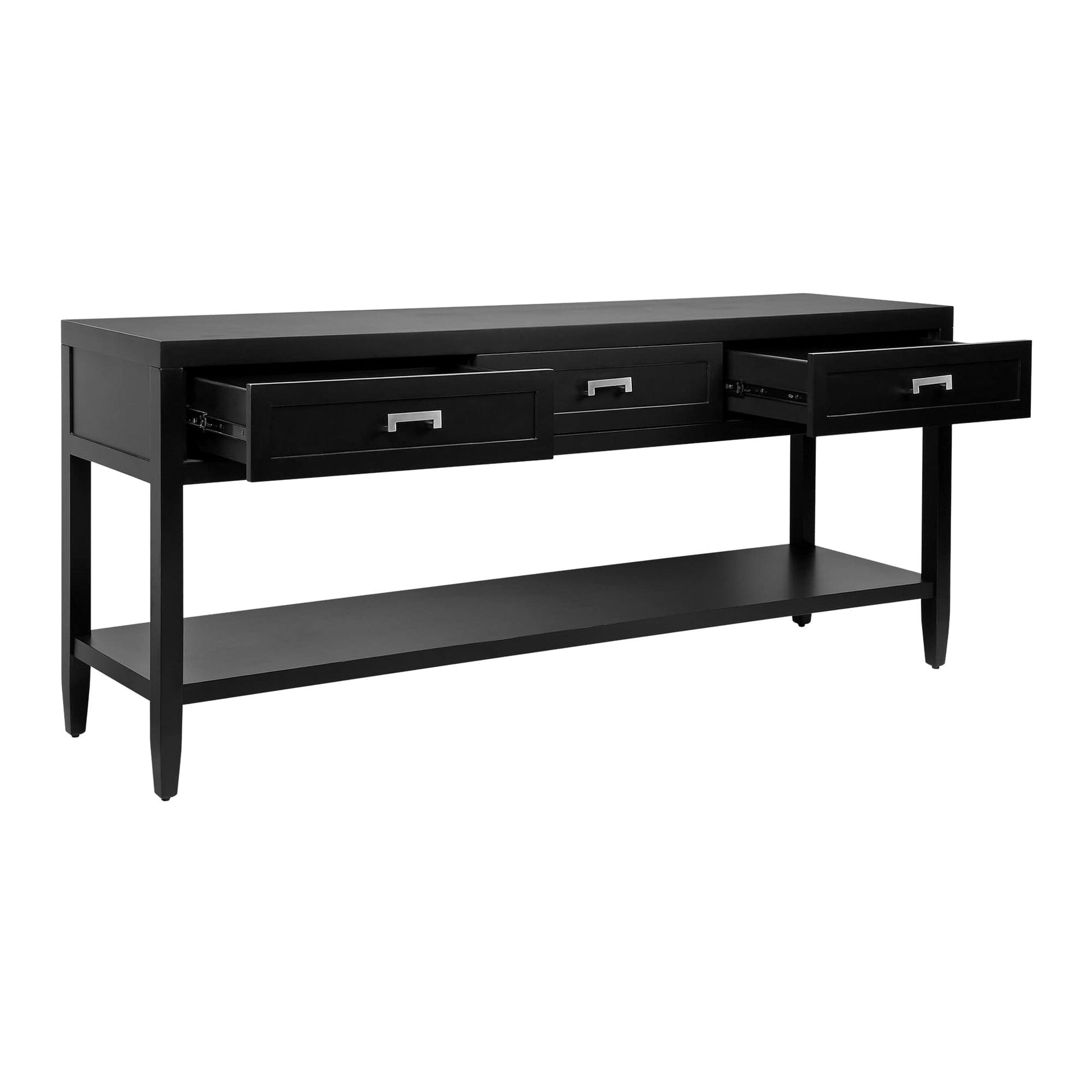 Cafe Lighting & Living Soloman Console Table - Large Black