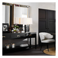 Cafe Lighting & Living Soloman Console Table - Large Black