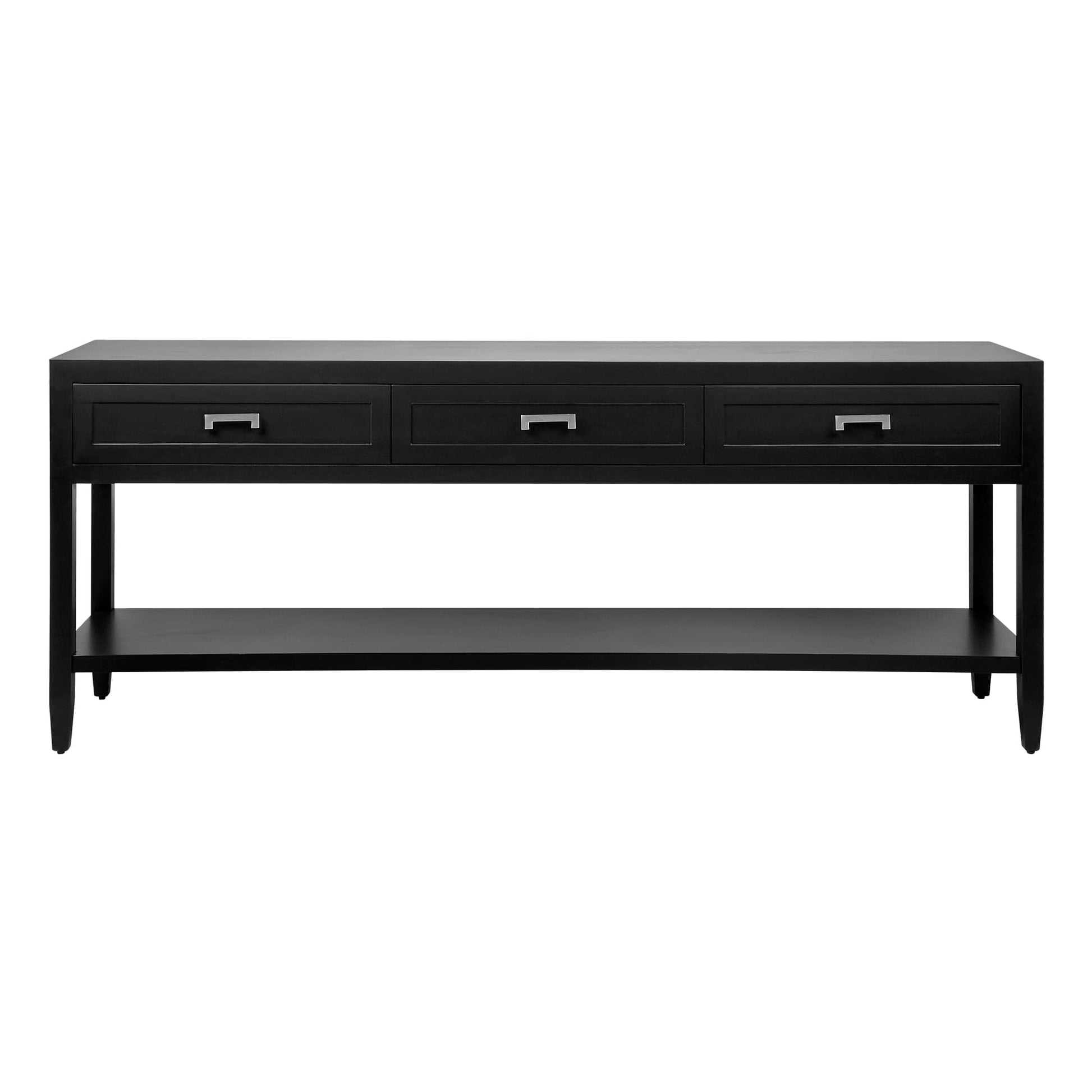 Cafe Lighting & Living Soloman Console Table - Large Black