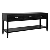 Cafe Lighting & Living Soloman Console Table - Large Black