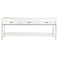 Cafe Lighting & Living Soloman Console Table - Large White