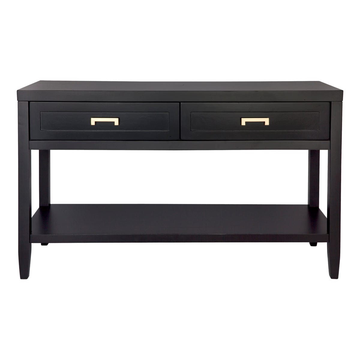 Cafe Lighting & Living Soloman Console Table - Small Black