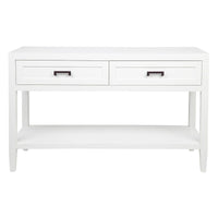 Cafe Lighting & Living Soloman Console Table - Small White